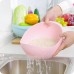 1pc Multi-Functional Kitchen Washing Basket Basin: Convenient Features for Washing Rice, Draining Water & More - Perfect for All Kitchen Uses!