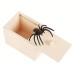 Spider Prank Box, Scary Wooden Box Spider Spoof Creative Toys, Halloween Prank Toys Christmas Gift