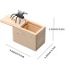 Spider Prank Box, Scary Wooden Box Spider Spoof Creative Toys, Halloween Prank Toys Christmas Gift