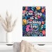 2024 Calendar,Christmas Decor Gift Mental Health 2024 Wall Calendar Funny, Creative Monthly Planner Sweary Mental Health Calendar, Colorful Art Floral Calendar