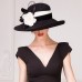 Wool Hats with Flower 1PC Casual Kentucky Derby Horse Race Headpiece Melbourne Cup Hats Headpiece