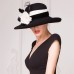 Wool Hats with Flower 1PC Casual Kentucky Derby Horse Race Headpiece Melbourne Cup Hats Headpiece