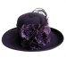 Wool Hats with Flower 1PC Casual Kentucky Derby Horse Race Headpiece Melbourne Cup Hats Headpiece