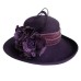 Wool Hats with Flower 1PC Casual Kentucky Derby Horse Race Headpiece Melbourne Cup Hats Headpiece