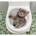 Wall Mural 3D Wall Art cat Wall Poster Toilet Stickers 3D cat Wall Stickers cat Decals cat Stickers cat Toilet Girls Bedroom Toilet Decor cat Wall Decals Notebook Poster