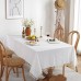 Tablecloth Art Nordic Bamboo Knotted Linen with Tassel Tablecloth Tea Coffee Table for Dining Table Home Room Decoration