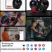 696 TK62 Smart Watch 1.42 inch Smart Band Fitness Bracelet Bluetooth ECG+PPG Temperature Monitoring Pedometer Compatible with Android iOS Men Hands-Free Calls Message Reminder IP 67 47mm Watch Case