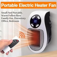 Wall Space Heater, Portable Electric Heater with Programmable Adjustable Thermostat, Overheat Protection, Precise LED Display, Heater for Office Dorm Room