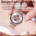 696 HK41 Smart Watch 1.32 inch Smart Band Fitness Bracelet Bluetooth Pedometer Call Reminder Sleep Tracker Compatible with Android iOS Women Men Hands-Free Calls Message Reminder IP 67 41mm Watch Case