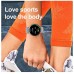 696 HK41 Smart Watch 1.32 inch Smart Band Fitness Bracelet Bluetooth Pedometer Call Reminder Sleep Tracker Compatible with Android iOS Women Men Hands-Free Calls Message Reminder IP 67 41mm Watch Case