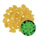 100Pcs Garden Decor Luminous Stones Glow In Dark Decorative Pebbles Pebble Rocks Outdoor Fish Tank Aquarium Decorations