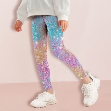 Girls' 3D Graphic Leggings Spring Fall Active Cute 3D Print Polyester Kids 3-12 Years Outdoor Sport Casual Regular Fit