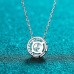 Necklace Zircon Silver Women's Fashion Sweet Classic Cool Lovely Geometric Necklace For Party Gift