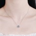 Necklace Zircon Silver Women's Fashion Sweet Classic Cool Lovely Geometric Necklace For Party Gift