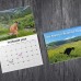 2024 Calendar - Dogs Pooping in Beautiful Places Wall Calendar January 2024 from December, Funny Wall Art Gag Humor Gift Prank Calendar, Gifts for Friends