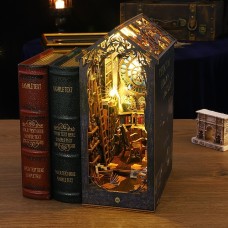 DIY Hut Detective Name Society 3D 3D Assembled Bookstand House Miniature Model Architectural Toy Birthday Gift