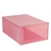 Transparent Shoe Box Shoes Organizers Plastic Thickened Foldable Dustproof Storage Box Stackable Combined Shoe Cabinet