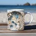 3D Snowman Mug Wrap Design, 11oz Mug Template, Hole In A Wall Mug Sublimation Design, Mug Wrap Template