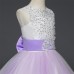 Kids Little Girls' Dress Lace Floral Princess Party Formal Evening Wedding Pageant Embroidery Bow White Purple Red Tulle Maxi Sleeveless Elegant Vintage Ball Gown Dresses Fit 4-13 Years