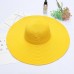 Kentucky Derby Hat Hats Straw Straw Hat Sun Hat Casual Holiday Beach Vintage Style Elegant With Ruching Pure Color Headpiece Headwear