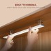 USB Rechargeable Magnetic Wall Motion Sensor Night Lamp Warodrobe Light Under Led Cabinet Lights Battery Powered Operated Night Lights for Bedroom Wardrobe Stairs