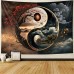 Yinyang Taichi Hanging Tapestry Wall Art Large Tapestry Mural Decor Photograph Backdrop Blanket Curtain Home Bedroom Living Room Decoration