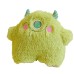 17inch Little Monster Doll Plush Toy Cartoon Big Eyed Monster Long Hair Doll Little Red Book Same Doll Pillow