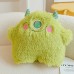 17inch Little Monster Doll Plush Toy Cartoon Big Eyed Monster Long Hair Doll Little Red Book Same Doll Pillow