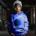 Kids Boys Hoodie Long Sleeve 3D Print Graphic Green Blue Gray Children Tops Spring Fall Cool Daily 3-12 Years