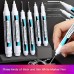 1/2Pcs White Permanent Paint Pen Set For Wood Rock Plastic Leather Glass Stone Metal Canvas Ceramic Deep Hole Marker 0.7mm