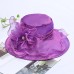 Hats Fancy Plain Sun Hat Casual Holiday Melbourne Cup Elegant Beach With Tulle Headpiece Headwear