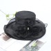 Hats Fancy Plain Sun Hat Casual Holiday Melbourne Cup Elegant Beach With Tulle Headpiece Headwear