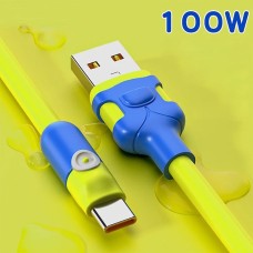 6A Fast Charging USB C Cable for IPhone Huawei Xiaomi USB Tape C Cable Quick Charger Data Cord Wire for Oneplus OPPO VIVO