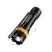 1pc LED Strong Light Flashlight Charging Zoom 3 Mode with Tail Rope Household Flashlight