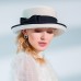 Hats 100% Wool Fedora Hat Casual Tea Party Elegant With Bowknot Headpiece Headwear