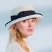 Hats 100% Wool Fedora Hat Casual Tea Party Elegant With Bowknot Headpiece Headwear