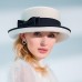 Hats 100% Wool Fedora Hat Casual Tea Party Elegant With Bowknot Headpiece Headwear