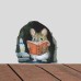 1pc 3D Effect Mouse Hole Sticker,Cartoon Mouse Reading Wall Sticker Kids Room Home Decoration Mural Living Room Bedroom Wallpaper Removable Funny Rats Stickers