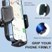 Car Phone Holder Phone Holder With Strong Suction Cup 2-in-1 Phone Holder Dashboard/Windshield Hands-Free For All Mobile Phones