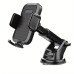 Car Phone Holder Phone Holder With Strong Suction Cup 2-in-1 Phone Holder Dashboard/Windshield Hands-Free For All Mobile Phones