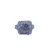 Moissanite Ring Party Classic 1 2 Rhinestone Precious Cute Stylish 1PC