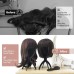 Wig Stand Wig Head Stand for Multiple Wigs Black 3 Pack