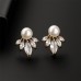 Women's Clear White Fine Jewelry Classic Drop Cute Stylish Earrings Jewelry Silver / Gold For Wedding Party 1 Pair