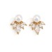 Women's Clear White Fine Jewelry Classic Drop Cute Stylish Earrings Jewelry Silver / Gold For Wedding Party 1 Pair