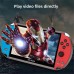 X12 Plus Handheld Game Console, 7.1 Inch HD Screen Portable Audio Video Player, Double Rocker Handheld Retro Game Console, Built-in10000+ Free Games