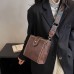 Women's Crossbody Bag Shoulder Bag Bucket Bag PU Leather Outdoor Daily Holiday Buckle Zipper Large Capacity Waterproof Lightweight Solid Color Folk claret Black Brown