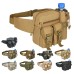 Men's Crossbody Bag Fanny Pack Chest Bag Belt Bag Nylon Outdoor Daily Buckle Zipper Print Adjustable Durable Anti-Shock Solid Color Color Block Plain CP Color Jungle camouflage ArmyGreen