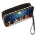 Women's Wallet Coin Purse Credit Card Holder Wallet PU Leather Shopping Daily Holiday Zipper Large Capacity Durable Cat 3D Navy Blue Royal Blue Blue