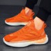 Men's Sneakers Sporty Look Comfort Shoes Running Casual Outdoor Daily Mesh Breathable Lace-up Black White Orange Summer Spring