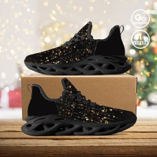 Men's Sneakers Casual Shoes Print Shoes 3D Print Plus Size Flyknit Shoes Running Walking Sporty Casual Outdoor New Year Daily Cloth Breathable Comfortable Slip Resistant Black Summer Winter